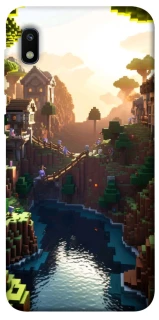 Чехол на Samsung Galaxy A10 (A105F) Minecraft sunset фото 1 из 1