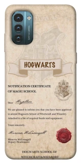 Чехол на Nokia G21 The Hogwarts acceptance letter фото 1 из 1