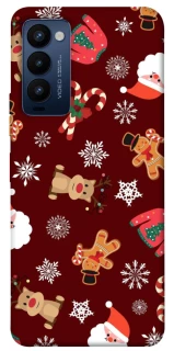 Чехол на TECNO Camon 18 Новогодний v6 фото 1 из 1