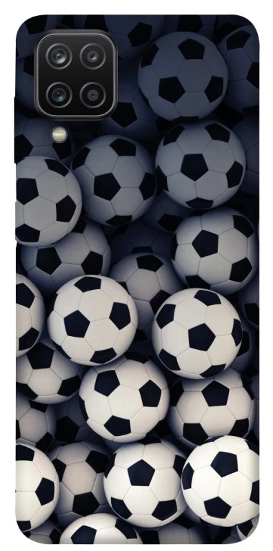 Чохол на Samsung Galaxy A12 Футбольні м'ячи фото 1 з 1