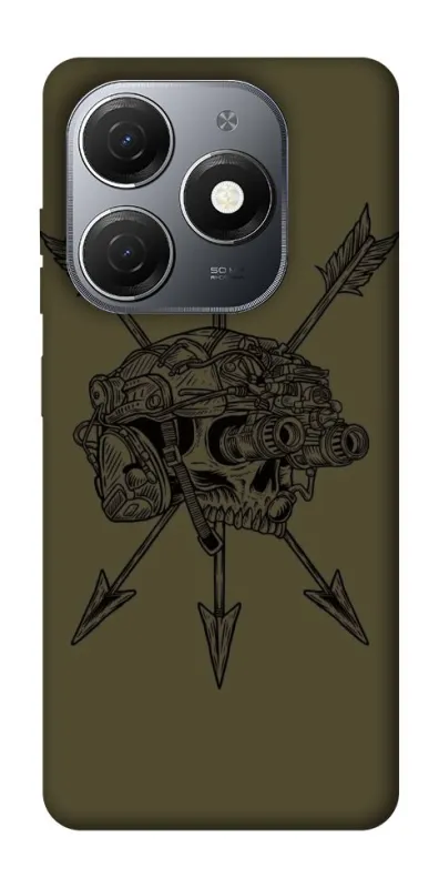 Чохол на TECNO Spark 20 Mil skull фото 1 з 1