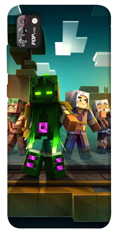 Чохол на TECNO POP 4 Pro Minecraft dungeon фото 1 з 1