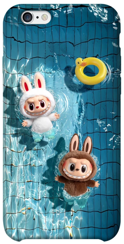 Чохол на Apple iPhone 6/6s (4.7") Labubu in the pool фото 1 з 1
