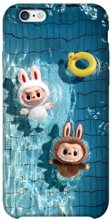 Чохол на Apple iPhone 6/6s (4.7") Labubu in the pool фото 1 з 1