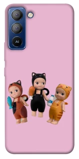 Чохол на TECNO Pop 5 LTE Cat Cafe Trio фото 1 з 1