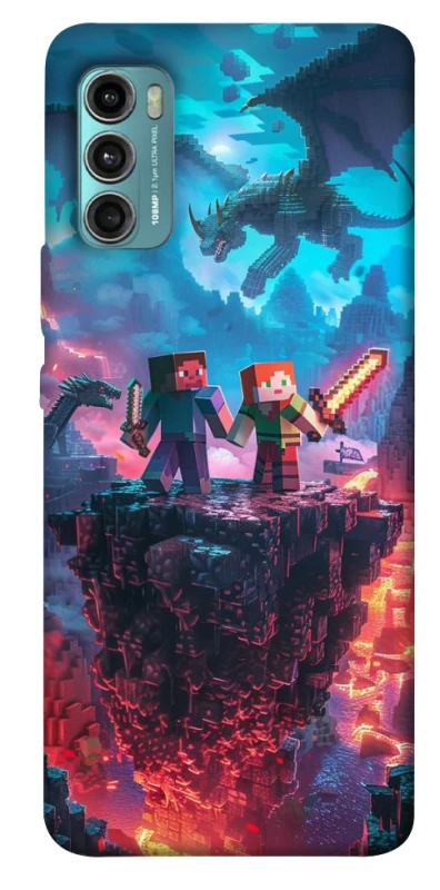 Чохол на Motorola Moto G60 Minecraft v3 фото 1 з 1