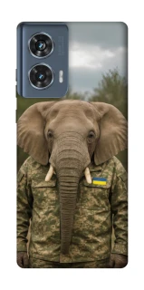 Чехол на Motorola Edge 50 Слон защитник фото 1 из 1