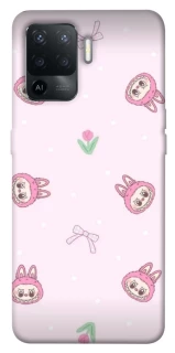 Чохол на Oppo Reno 5 Lite Labubu Flower фото 1 з 1