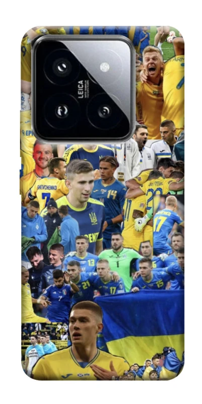 Чохол на Xiaomi 14 Pro UA-Football ver.6 фото 1 з 1
