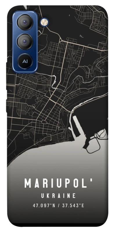 Чехол на TECNO Pop 5 LTE Mariupol map фото 1 из 1