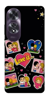 Чохол на Oppo A60 Love is фото 1 з 1