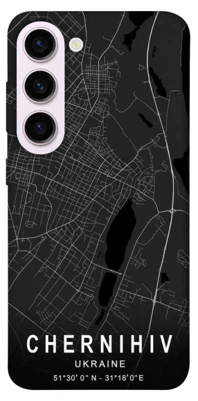 Чехол на Samsung Galaxy S23+ Chernihiv map фото 1 из 1