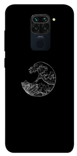 Чохол на Xiaomi Redmi Note 9 / Redmi 10X Black tsunami фото 1 з 1
