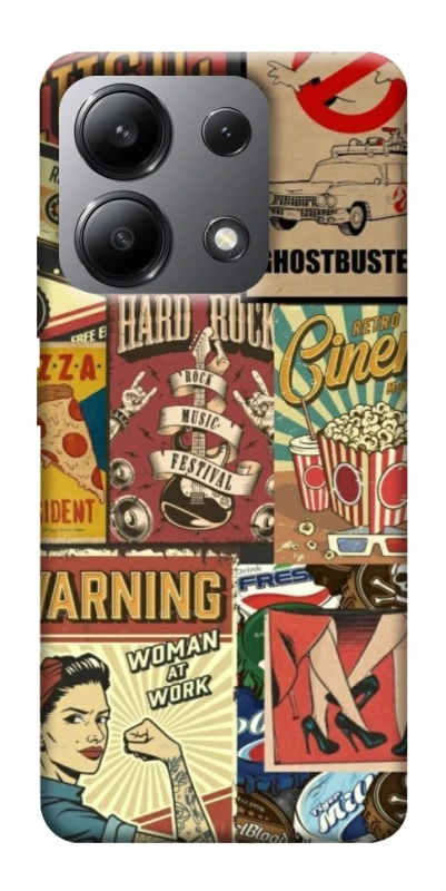 Чохол на Xiaomi Redmi Note 13 4G Retro collage ver.2 фото 1 з 1