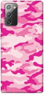 Чехол на Samsung Galaxy Note 20 camouflage pink фото 1 из 1