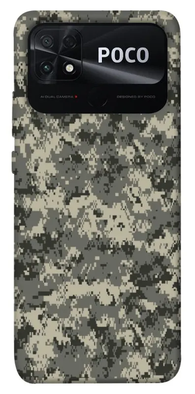 Чохол на Xiaomi Poco C40 Camouflage v25 фото 1 з 1