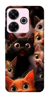 Чохол на Xiaomi Redmi 13 4G happy cats фото 1 з 1