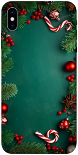 Чохол на Apple iPhone X (5.8") Новорічний v35 фото 1 з 1
