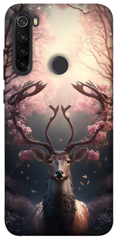 Чехол на Xiaomi Redmi Note 8T Скандинавский олень v3 фото 1 из 1