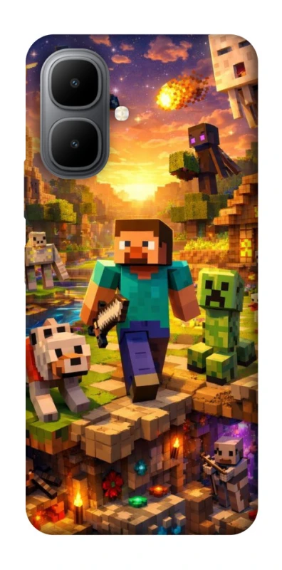 Чохол на Infinix Smart 10 Minecraft v6 фото 1 з 1