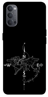 Чохол на Oppo Reno 4 Travel Map фото 1 з 1