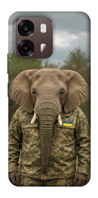 Чехол на Oppo A6 Слон защитник фото 2 из 2