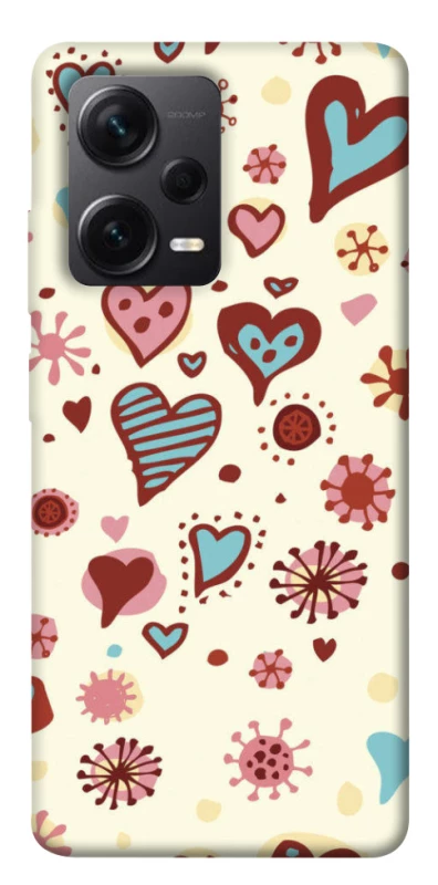 Чехол на Xiaomi Redmi Note 12 Pro+ 5G Pretty hearts фото 1 из 1