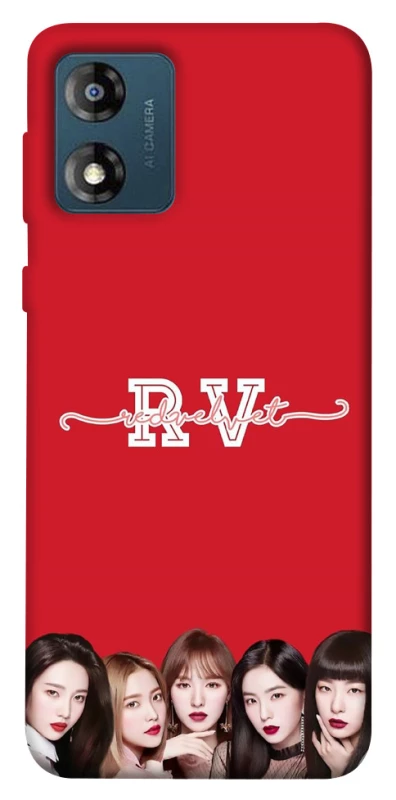 Чехол на Motorola Moto E13 RED VELVET v3 фото 1 из 1