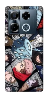 Чехол на Infinix Note 40 Pro 4G jujutsu kaisen v4 фото 1 из 1