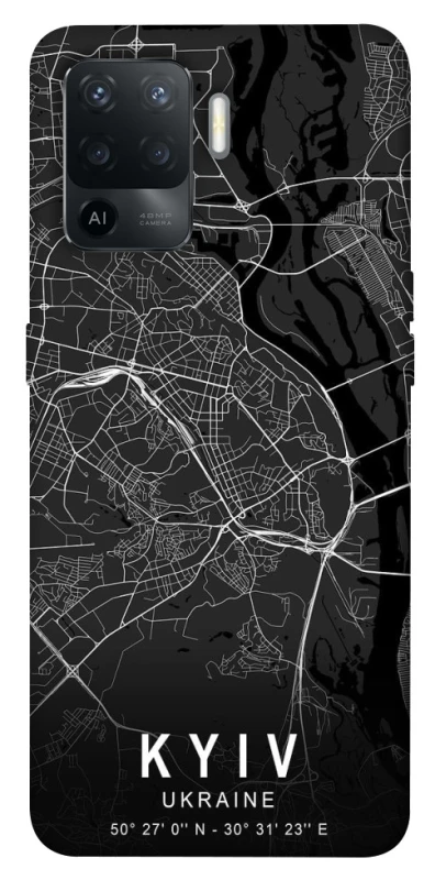 Чохол на Oppo Reno 5 Lite Kyiv map фото 1 з 1