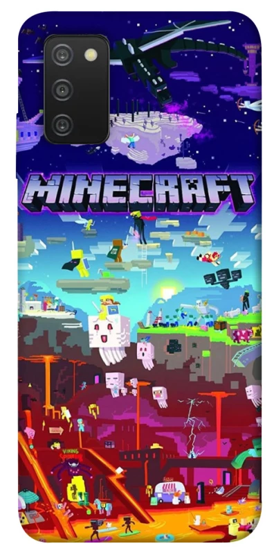Чохол на Samsung Galaxy A03s Minecraft world фото 1 з 1