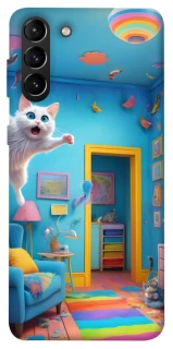 Чохол на Samsung Galaxy S21+ crazy cat фото 1 з 1