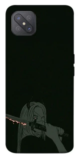 Чехол на Oppo A92s Человек-Бензопила фото 1 из 1