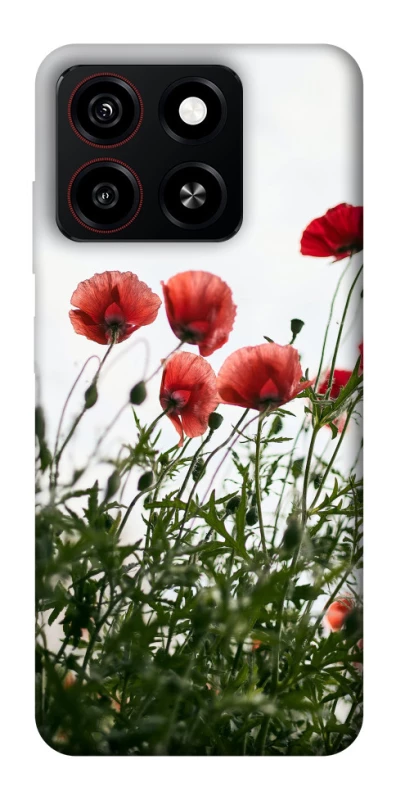 Чехол на ZTE Blade A35 4G Поле маков фото 1 из 1