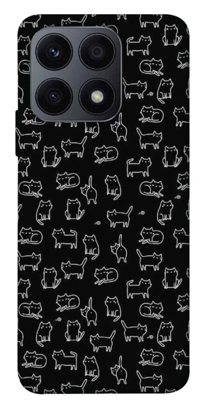Чохол на Huawei Honor X8a Black Cats фото 1 Чохол на Huawei Honor X8a Black Cats фото 1 з 1