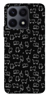Чехол на Huawei Honor X8a Black Cats фото 1 Чехол на Huawei Honor X8a Black Cats фото 1 из 1