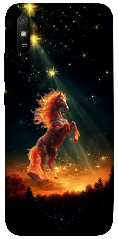 Чохол на Xiaomi Redmi 9A Red Fire Horse ver.2 фото 1 з 1