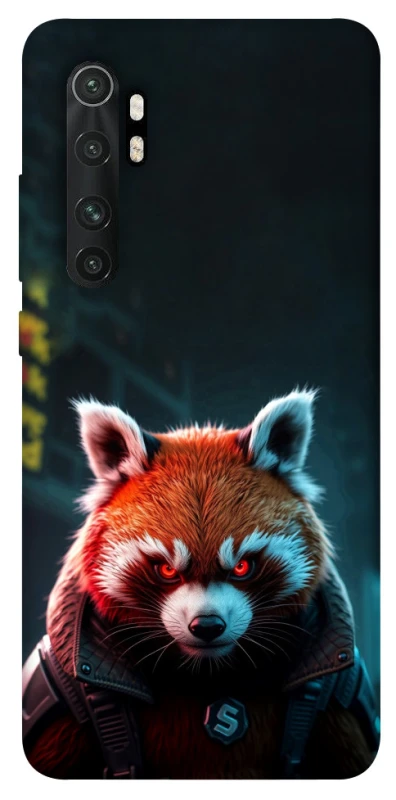 Чехол на Xiaomi Mi Note 10 Lite Cyber Red Panda фото 1 из 1