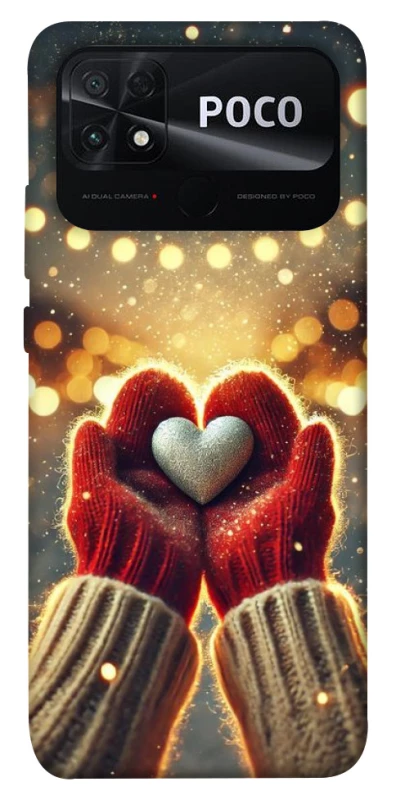 Чохол на Xiaomi Poco C40 Heart in hand фото 1 з 1