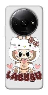 Чехол на Xiaomi Redmi A3 Hello Kitty Labubu фото 1 из 1