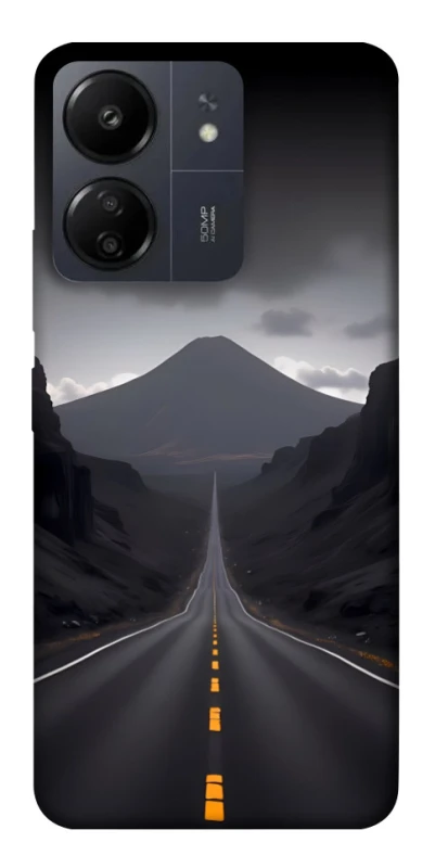 Чехол на Xiaomi Poco C65 Black mountains фото 1 из 1