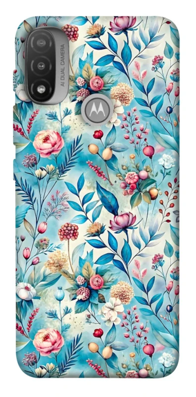 Чохол на Motorola Moto E20 Floral design ver.5 фото 1 з 1