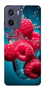 Чехол на Motorola Moto E15 Малинка в воде фото 1 из 1