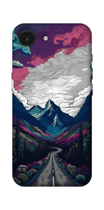 Чехол на Apple iPhone 16e (6.1") Нарисованные горы фото 1 из 1