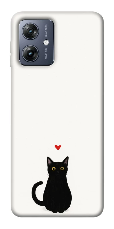 Чохол на Motorola Moto G54 cat in love фото 1 Чохол на Motorola Moto G54 cat in love фото 1 з 1