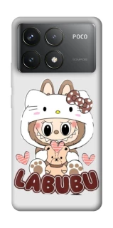 Чохол на Xiaomi Poco F6 Pro Hello Kitty Labubu фото 1 з 1