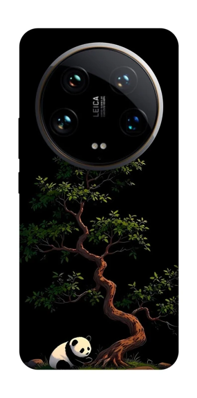 Чохол на Xiaomi 14 Ultra Panda and tree фото 1 з 1