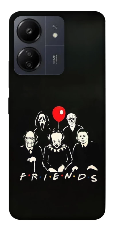 Чехол на Xiaomi Poco C65 Horror Friends фото 1 из 1