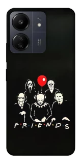 Чехол на Xiaomi Poco C65 Horror Friends фото 1 из 1