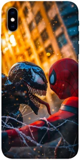 Чохол на Apple iPhone X (5.8") Venom vs Spiderman фото 1 з 1